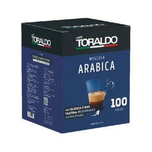 Confezione 100 cialde miscela arabica