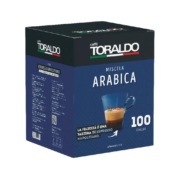 Confezione 100 cialde miscela arabica