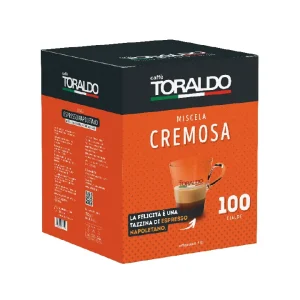 Confezione 100 cialde miscela cremosa